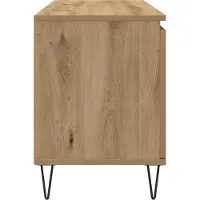 vidaXL TV Kast 104 x 35 x 50 cm Artisan Eiken Bewerkt hout