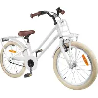 vidaXL Kinderfiets 20 Inch voor 6-11 jaar oud Wit