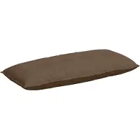 vidaXL Rugkussen Bruin 200 x 19 x 50 cm Stof
