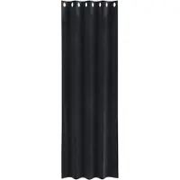 vidaXL Gordijnen 2 st Zwart 140 x 225 cm fluweel