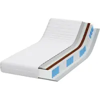 vidaXL Matras Wit 90 x 200 cm Pocketveer