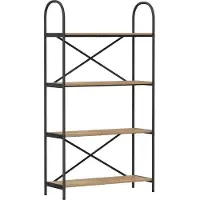 vidaXL Boekenplank Artisan Eiken 80 x 30 x 146 cm Bewerkt hout