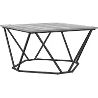 vidaXL Salontafel Grijs Sonoma 80 x 80 x 45 cm