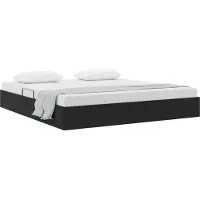 vidaXL Ottoman Bedframe met opslag Zwart 160 x 200 cm Fluweel