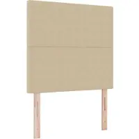 vidaXL Hoofdbord Lichtgroen Grijs 100 cm Corduroy stof