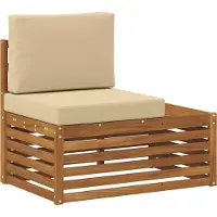 vidaXL 6 st Buiten bank set Massief Acacia Hout en Polyester