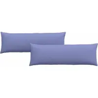 vidaXL Zitkussens 2 st Stof Jeans Blauw 120 x 40 cm