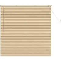 vidaXL Venetiaanse jaloezie Lichtbruin met Patroon 150 x 130 cm 25 mm