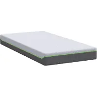 vidaXL Matras Wit en Grijs 90 x 200 cm Jacquard stof