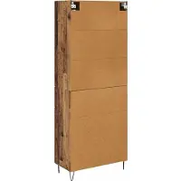 vidaXL Highboard Oud Hout 69,5 x 34 x 90 cm Bewerkt hout