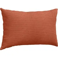 vidaXL Zitkussens 2 pcs Rood Oranje 50 x 30 cm Corduroy stof