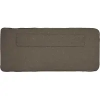 vidaXL Gestoffeerd hoofdbord Bruin en Taupe 160 cm Massief grenenhout