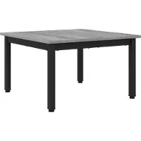 vidaXL Salontafel Grijs Sonoma 60 x 60 x 36 cm Bewerkt hout
