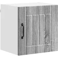 vidaXL Wandkast LUCCA Grijs sonoma 40 x 31 x 40 cm Bewerkt hout