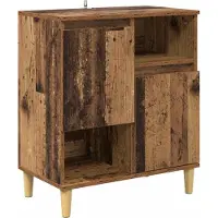 vidaXL Dressoirs 2 st Oud Hout 60 x 35 x 70 cm Bewerkt hout