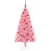 vidaXL Kerstboom Roze 150 cm PVC