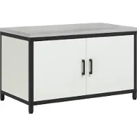vidaXL Keukenopslag Kast HATTEM Wit 90 x 50 x 53 cm Staal
