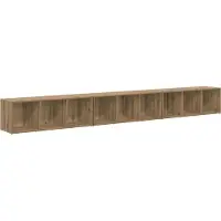 vidaXL Tv-meubelset 3 st Artisan Eiken Bewerkt hout