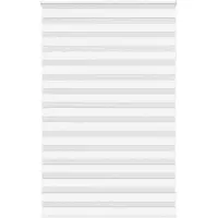 vidaXL Dubbele rolgordijn, wit, 150x230 cm, stofbreedte 145,9 cm, polyester