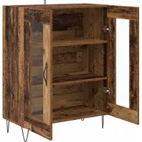 vidaXL Dressoir Oud Hout 69,5 x 34 x 90 cm Bewerkt hout