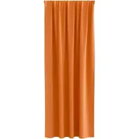 vidaXL Blackout Gordijnen met Ringen 2 st Feloranje 260 x 140 cm