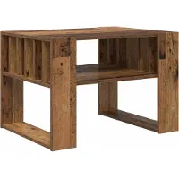vidaXL Salontafel Oudhout 66 x 49,5 x 45 cm Bewerkt hout