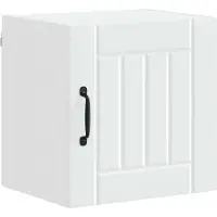 vidaXL Wandkast LUCCA Wit 40 x 31 x 40 cm Bewerkt hout