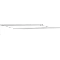 vidaXL Luifel handmatig uittrekbaar 500x300 cm bordeauxrood