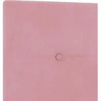 vidaXL LED Hoofdbord met LED-stripverlichting Roze 90 cm Fluweel