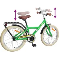 vidaXL Kinderfiets 18 Inch voor 5-7 jaar oud Groen