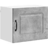 vidaXL Vaatwasserpaneel Kalmar Beton Grijs 50 x 31 x 40 cm