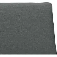 vidaXL Gestoffeerd hoofdbord Donkergrijs 80 cm Massief grenenhout