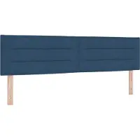 vidaXL Hoofdbord Blauw 180 cm Stof