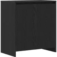 vidaXL Dressoir zwart eiken 70x41x75 cm bewerkt hout