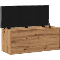 vidaXL Opbergbank Artisan Eikenhout 102x42x45 cm