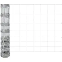 vidaXL Grond Fix Gelast Draadhek 25 x 1 m Gegalvaniseerd staal Mesh
