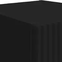 vidaXL - TV - Wandkast - Wandgemonteerd - Zwart - 30 - x - 31 - x - 100 - cm - Bewerkt - hout