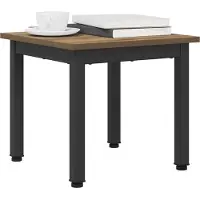 vidaXL Salontafel Ambachtelijk Eiken 40 x 40 x 36 cm Bewerkt hout