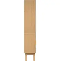 vidaXL Badkamerkast Olden Bruin 35 x 30 x 159 cm Massief grenenhout