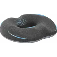 vidaXL Zitkussen Éénkleurig Donkergrijs 42 x 36,5 x 8 cm Traagschuim