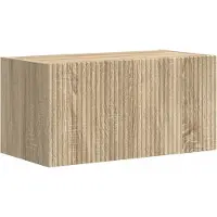 vidaXL Tv-meubelset 4 st Sonoma Eik Bewerkt hout