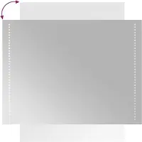 vidaXL Badkamerspiegel LED 60x80 cm