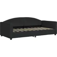 vidaXL Slaapbank 90x190 cm stof zwart