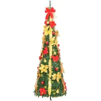 vidaXL Kunstkerstboom pop-up 150 LED's 180 cm groen