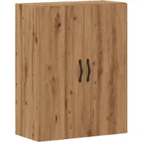 vidaXL Wandkast 69,5x34x90 cm bewerkt hout artisanaal eikenkleurig