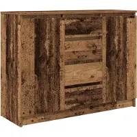vidaXL Dressoir met lades 100,5x35x76 cm spaanplaat bewerkt hout