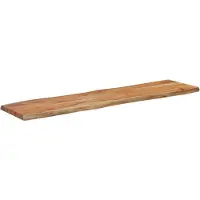 vidaXL Tafelblad rechthoekig natuurlijke rand 160x40x2,5 cm acaciahout