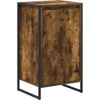 vidaXL Dressoir Rook Eik 43 x 36 x 75,5 cm Bewerkt hout