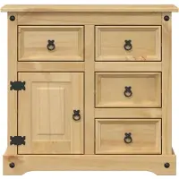 vidaXL Dressoir Corona 87x40x76 cm massief grenenhout