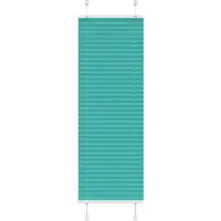 vidaXL Plissé rolgordijn 50x150 cm stofbreedte 49,4 cm petrol groen
